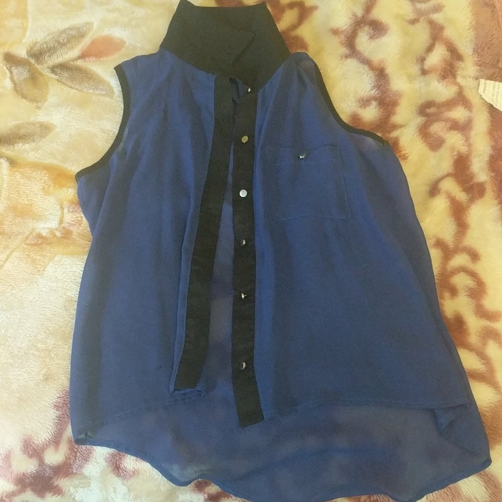 Royal blue shirt